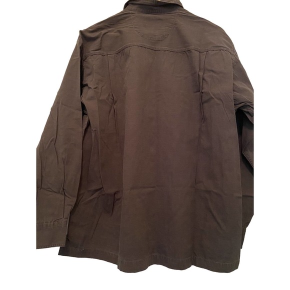 New OOBE Men’s Vintage Durable Cotton LS Button Down Shirt Hiking Shacket Sz MED - Picture 4 of 5